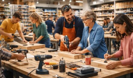 participez aux ateliers weldom et maîtrisez le bricolage grâce à des cours pratiques en magasin, adaptés à tous les niveaux.