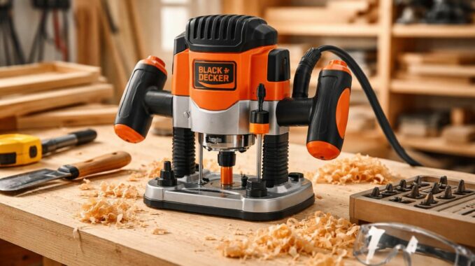 découvrez la black & decker kw1200eka, la défonceuse parfaite pour tous vos travaux de bois, alliant puissance, précision et facilité d’utilisation.