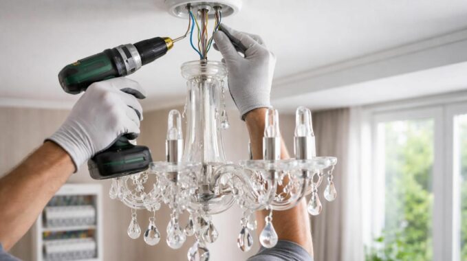 apprenez à brancher un lustre facilement grâce à notre tutoriel simple et sécurisé pour une installation électrique sans risque.