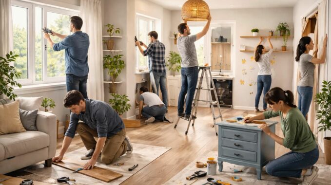 découvrez 10 travaux de bricolage intérieur simples pour transformer facilement votre maison et lui donner une nouvelle vie.