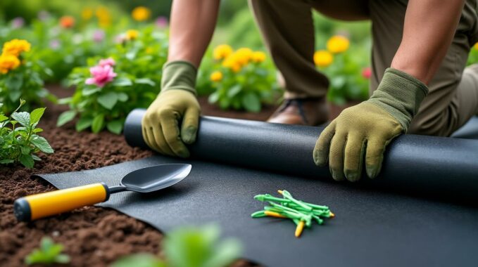 apprenez à installer votre toile de paillage en rouleau facilement et efficacement grâce à notre guide étape par étape pour un jardin impeccable comme un professionnel.