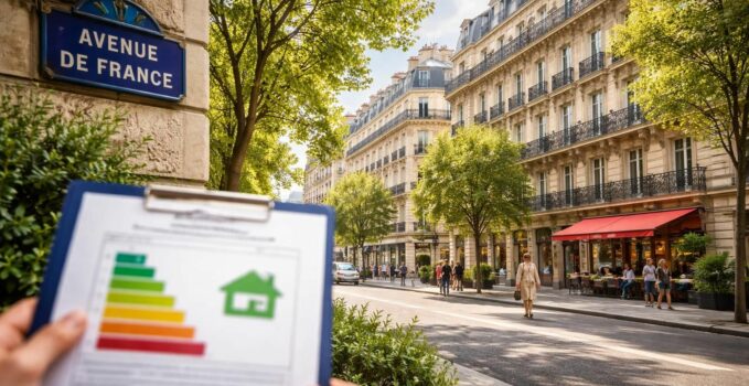 consultez facilement le diagnostic de performance énergétique (dpe) des logements situés sur l'avenue de france à paris pour mieux connaître leur efficacité énergétique.