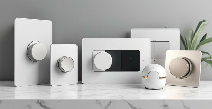 explorez notre sélection des meilleures marques de variateurs de lumière, adaptées à tous vos besoins pour un éclairage sur mesure et efficace.