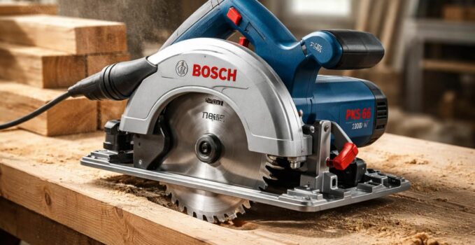 découvrez la bosch pks 66 1200w, une scie électrique puissante conçue pour réaliser facilement vos gros travaux de coupe avec précision et efficacité.