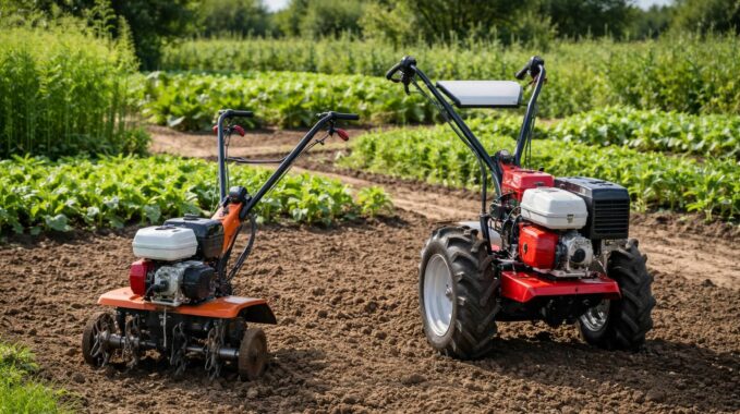 découvrez les différences entre motobineuse et motoculteur, et trouvez l'outil idéal pour entretenir votre jardin efficacement.