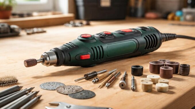 découvrez notre test complet du mini-outil multifonction rotatif parkside de lidl, un outil polyvalent idéal pour vos travaux de bricolage et loisirs créatifs.