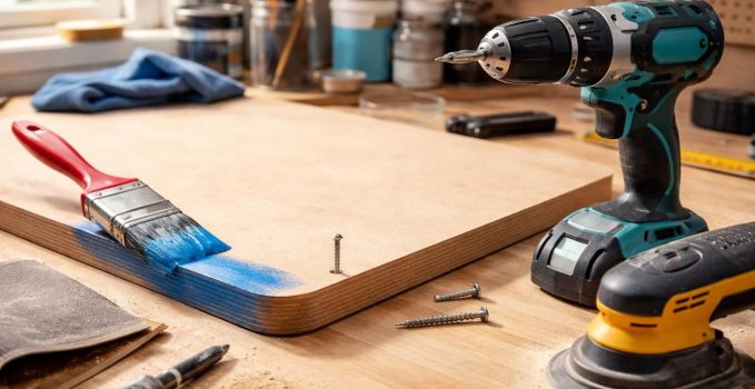 découvrez nos astuces pour peindre, visser et poncer une plaque en medium efficacement et obtenir un résultat professionnel.