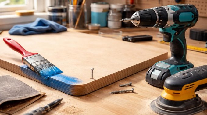découvrez nos astuces pour peindre, visser et poncer une plaque en medium efficacement et obtenir un résultat professionnel.