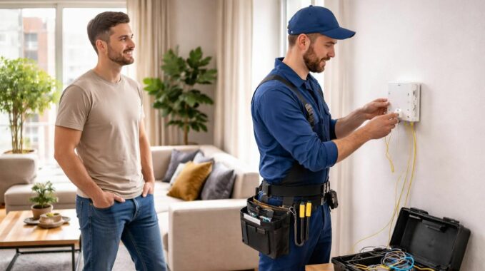 découvrez les droits du locataire concernant le raccordement à la fibre optique en appartement et comment faciliter l'installation de la connexion haut débit chez vous.