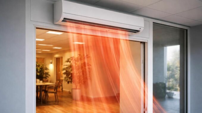 découvrez comment fonctionne un rideau d'air chaud et optimisez le chauffage de vos espaces pour un confort thermique efficace et économique.