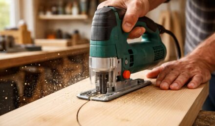 découvrez comment utiliser une scie sauteuse verticale pour réaliser des coupes courbes précises et professionnelles, comme un vrai menuisier expert.