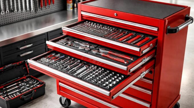 découvrez comment organiser vos outils comme un professionnel grâce à une servante de garage pratique et fonctionnelle. astuces, conseils et meilleures pratiques pour un espace de travail ordonné.