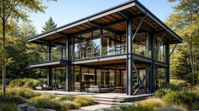 découvrez les avantages des structures métalliques, une solution durable et robuste pour construire la maison de vos rêves.