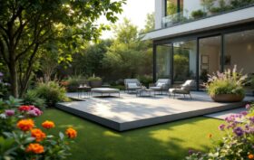découvrez comment une terrasse suspendue en béton peut transformer votre jardin contemporain en un espace moderne et élégant. alliant esthétique et fonctionnalité, cette solution est parfaite pour sublimer votre extérieur tout en offrant une ambiance accueillante.