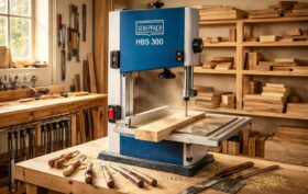 découvrez notre test complet de la scie à ruban scheppach hbs 300, un outil performant et précis, parfait pour votre atelier de menuiserie.