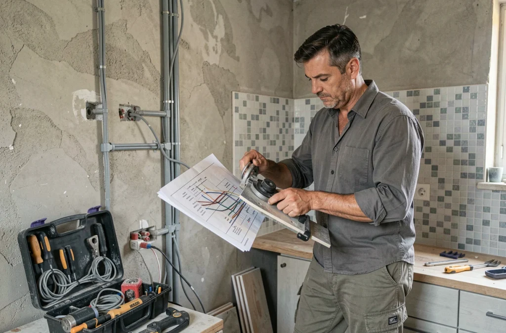 Flavio André Zeferino Franco spécialiste carrelage et électricité en intervention