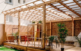 pergola en bois