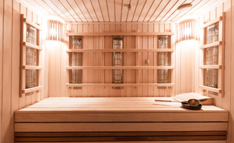 sauna intérieur